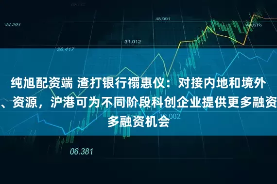 纯旭配资端 渣打银行禤惠仪：对接内地和境外资金、资源，沪港可为不同阶段科创企业提供更多融资机会